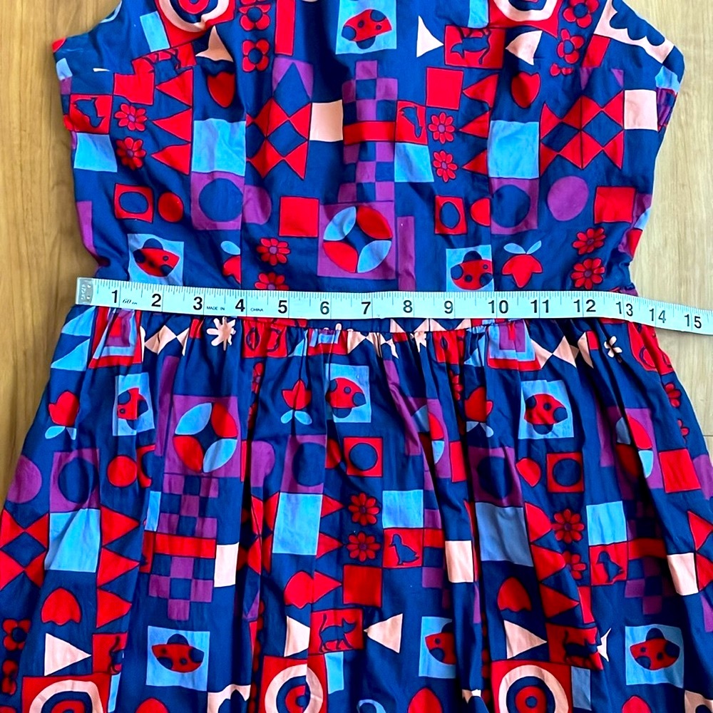 ModCloth full skirt sleeveless dress size S - Picture 9 of 10